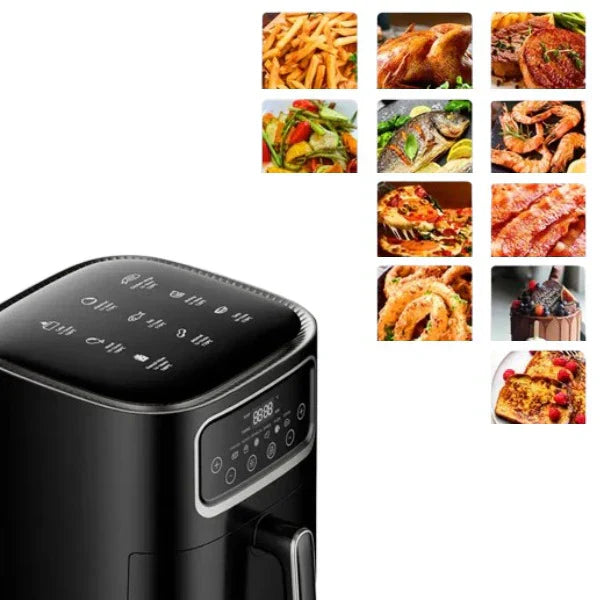 Friteza na vruć vazduh - Air Fryer - Silver Crest 10L + 50 papira za pečenje
