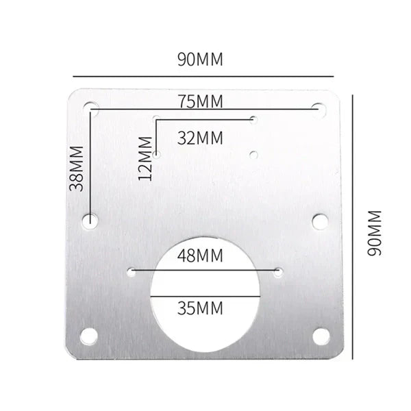 SET pločica za popravku šarki 10kom