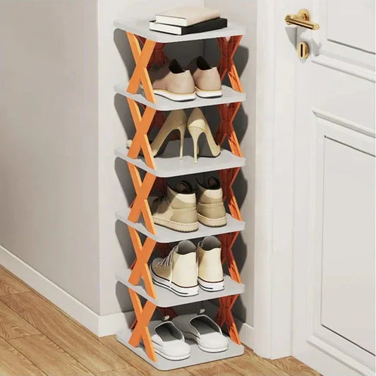 Prenosivi sklopivi cipelarnik (6 polica) - Sklopiva polica za obuću