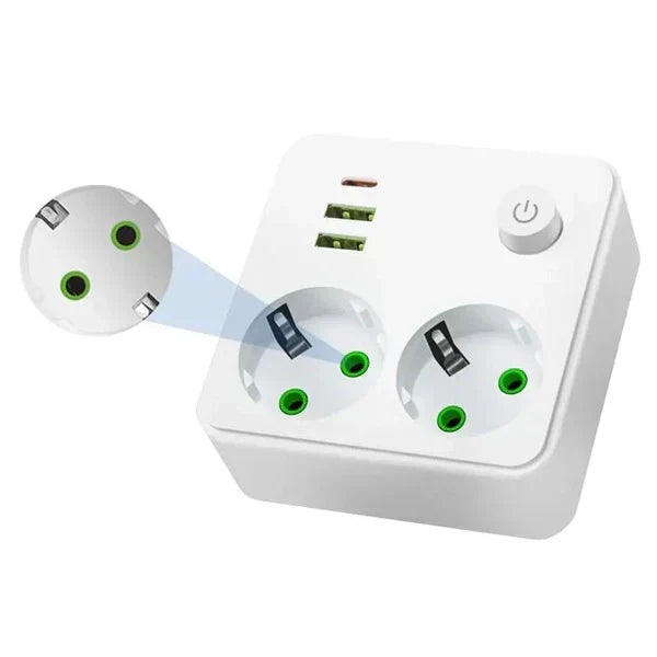 Utičnica USB Type-C port 2500w - lopov razdelnik